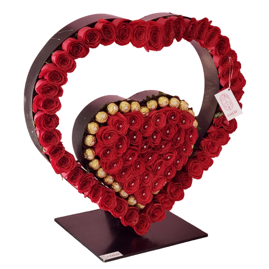 Corazón Doble Encanto Clásico
