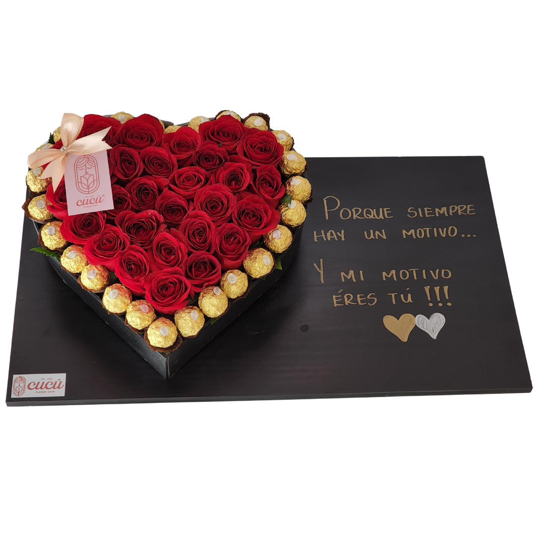 Corazón Motivo de Amor Rojo