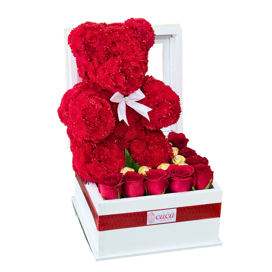 Arreglo Osito Floral