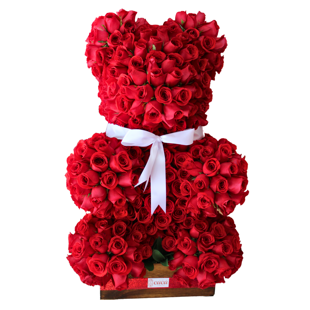 Arreglo Oso Grande Floral