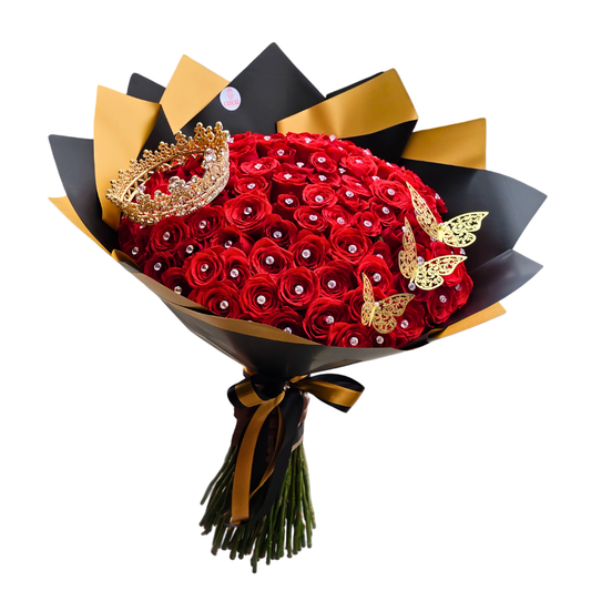 Ramo de 100 Rosas Coronado