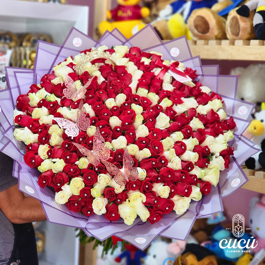 Ramo 300 Rosas Coronado